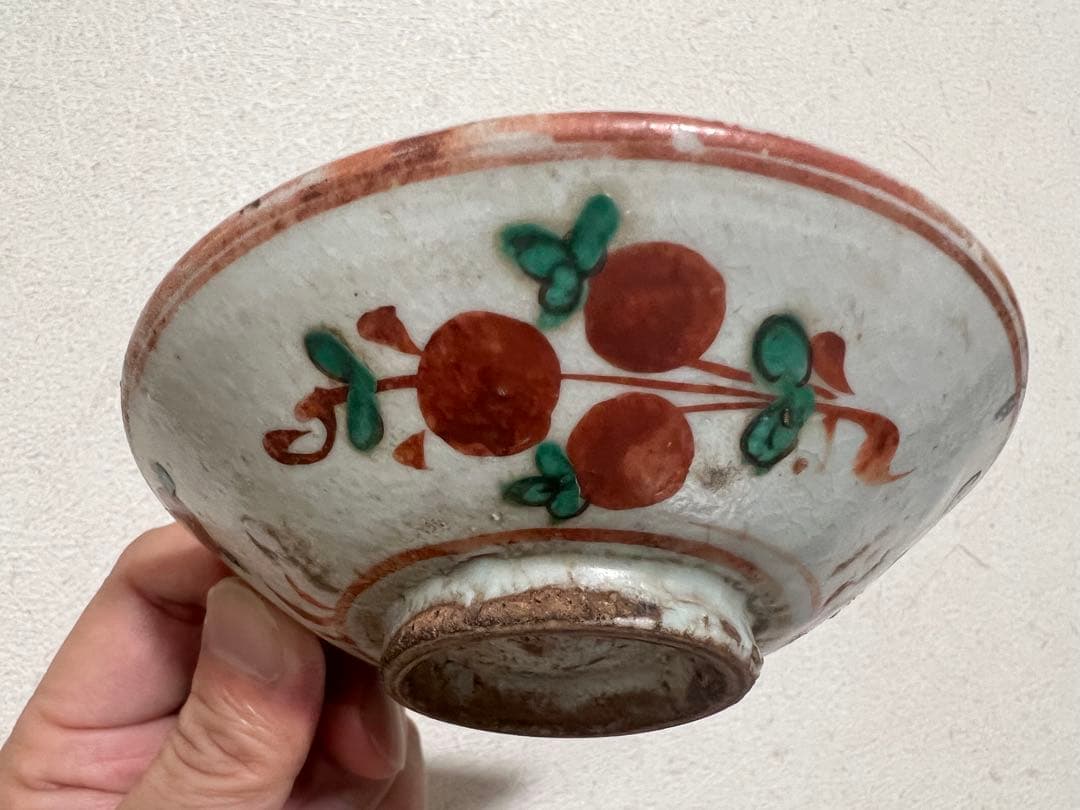 明時代 中国 呉須赤絵 小皿 花紋 懐石 茶道 茶道具 骨董 古美術 呉須赤絵唐獅子文大皿（明時代） - 天平堂（TENPYODO）