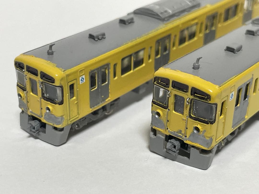 【ジャンク】グリーンマックス　西武鉄道新2000系8両(エコノミーキット組立品) 31805＞西武新2000系更新車（車番選択式・ベンチレーター撤去後）8両