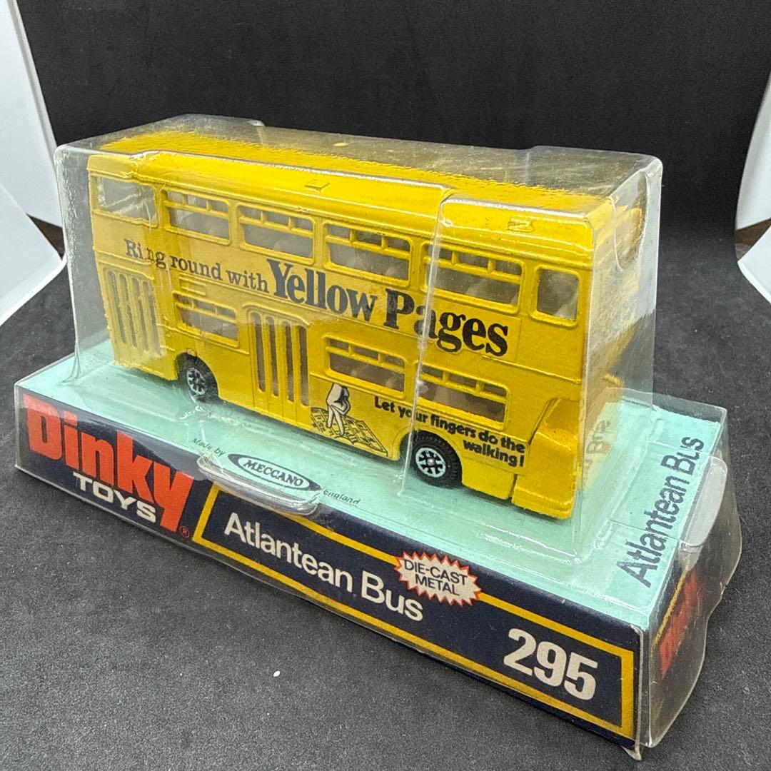 Dinky Toys 295 Atlantean Bus イエローページ バス VINTAGE DINKY TOYS ATLANTEAN BUS #295 THE YELLOW PAGES MOC | eBay