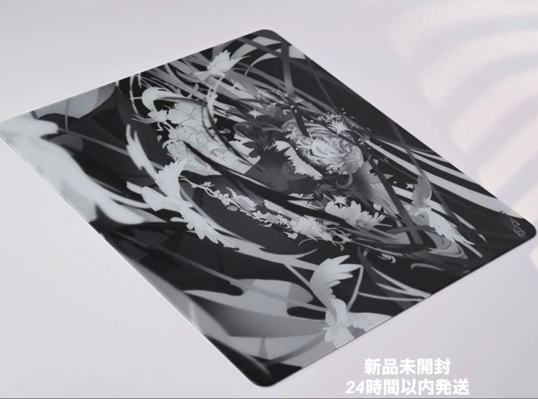 【新品未開封】Uncle Panda Featherガラスマウスパッド 正規品 Uncle Panda ガラスマウスパッド ブルー