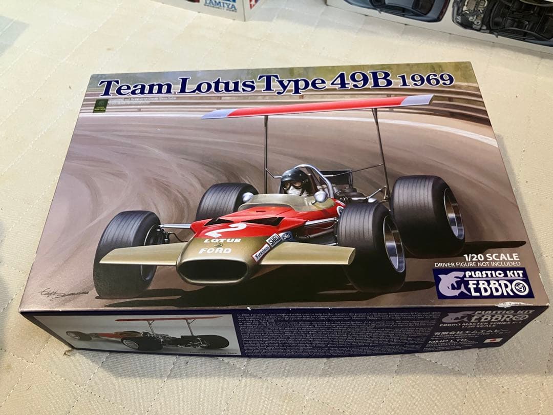 Team Lotus Type 49B 1969 1/20 プラモデルキット 1/20 Team Lotus Type 49B (PLASTIC KIT) | EBBRO スタッフブログ