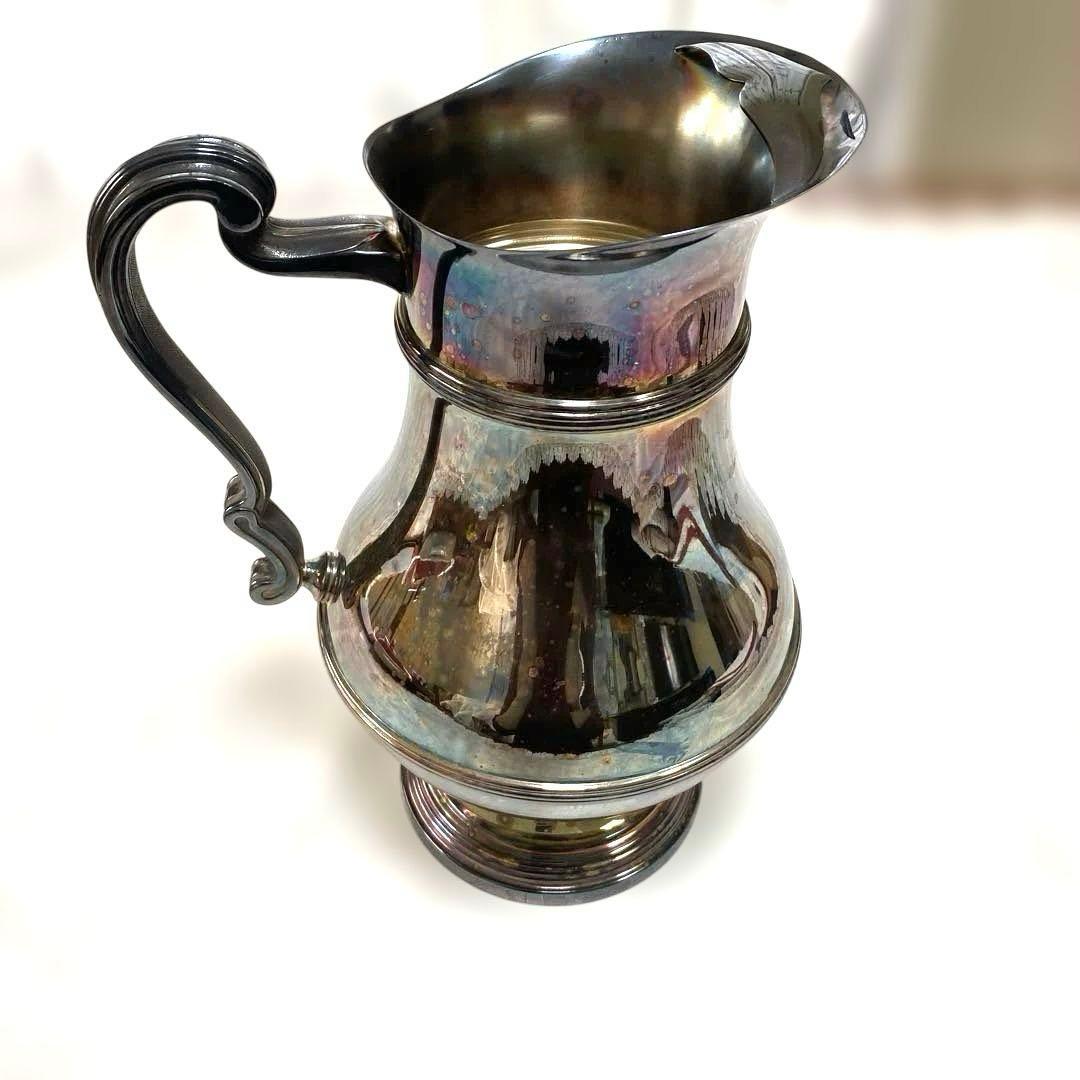 銀製　ピッチャー　アンティーク 英国アンティークのティーセット、シェフィールドのシルバーティー