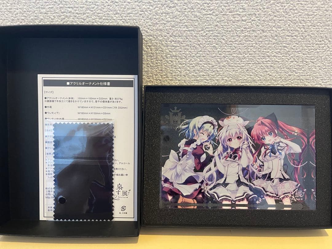 和泉つばす展2　アクリルオーナメント　3種類まとめ売り。 KAMITSUBAKI STUDIO】アクリルスタンド VALIS／KAMITSUBAKI FES 2024