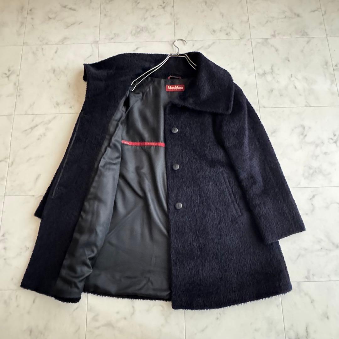 美品 高品質 マックスマーラ ストゥディオ アルパカジャギーコート