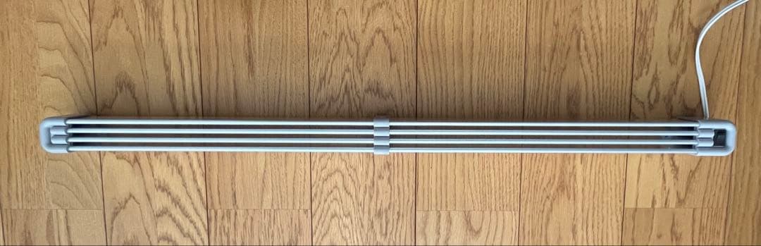 電気ヒーター シルバー 約100cm dショッピング |ヒーター 電気ストーブ カーボンヒーター おしゃれ