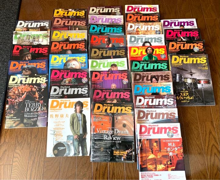 美品　レア　ドラムマガジン　37冊　CD10枚 2004-2008