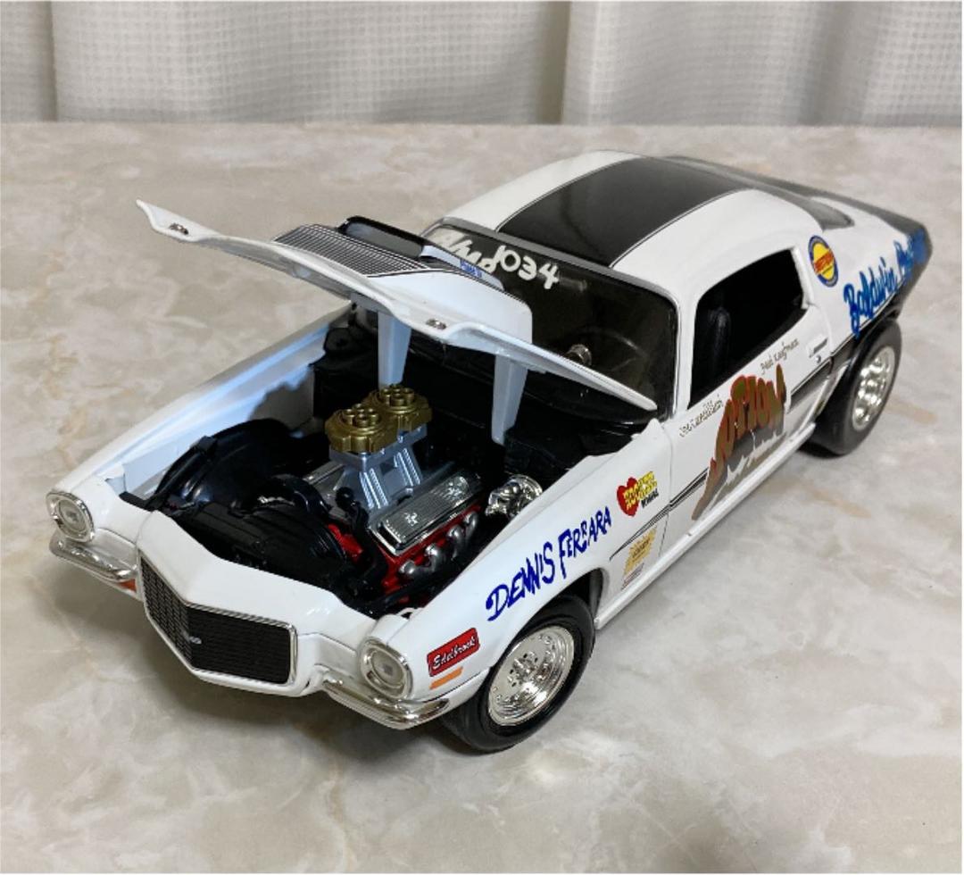 ダイキャスト　1/18 1970 BALDWIN MOTION CAMARO希少 1/18 AMERICAN MUSCLE 1970 1/2 Baldwin Motion Chevy Camaro SS red