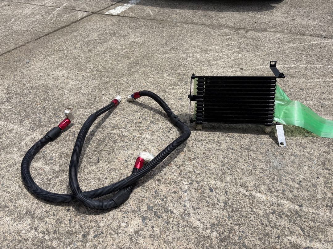 RX8前期用　RE雨宮追加オイルクーラー 使用わずか RE雨宮 RX-8 MT 前期 追加エンジンオイルクーラーキット 13段（9,800