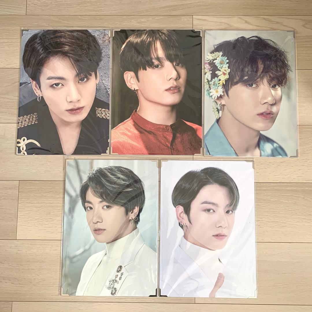 BTS ジョングク プレミアムフォト 未開封 5枚 BTS JUNGKOOK [GOLDEN] PREMIUM PHOTO weverse 公式 新品未開封