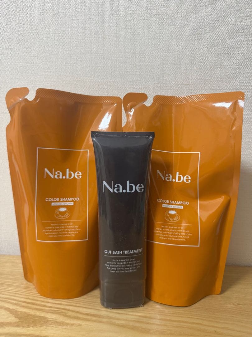 nabe （ナイブ）カラーシャンプー モカブラウン 2P&トリートメント Amazon | ナイブ ヘア カラーシャンプー （モカブラウン）270ml