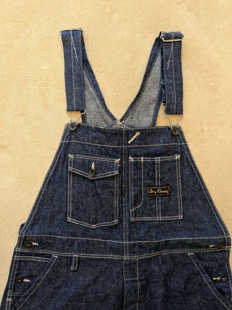 Dry Bones デニムビブオーバーオール Mサイズ 2025092504.jpg?v=1758792038