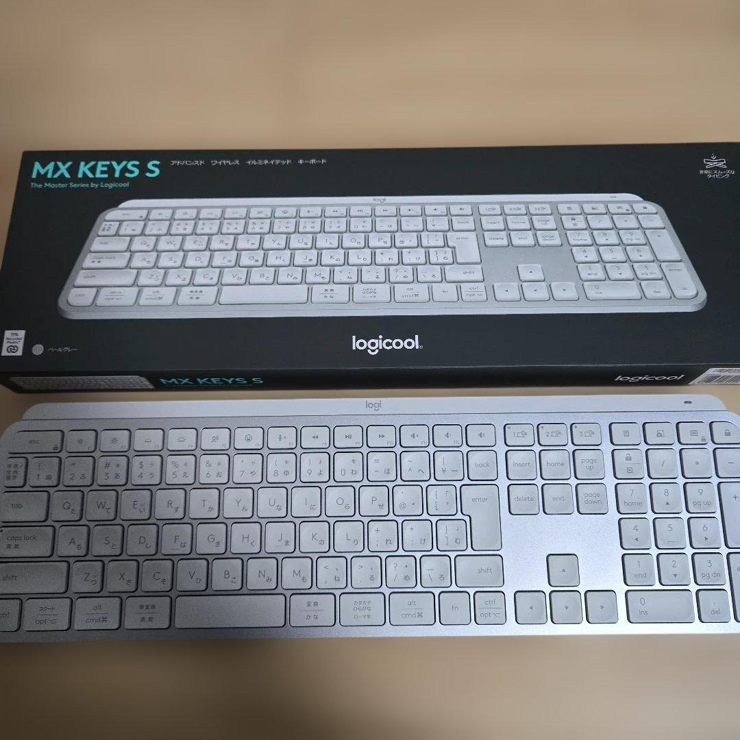 MX KEY S ワイヤレスキーボード Amazon.com: Logitech MX Keys S Wireless Keyboard, Pale Grey