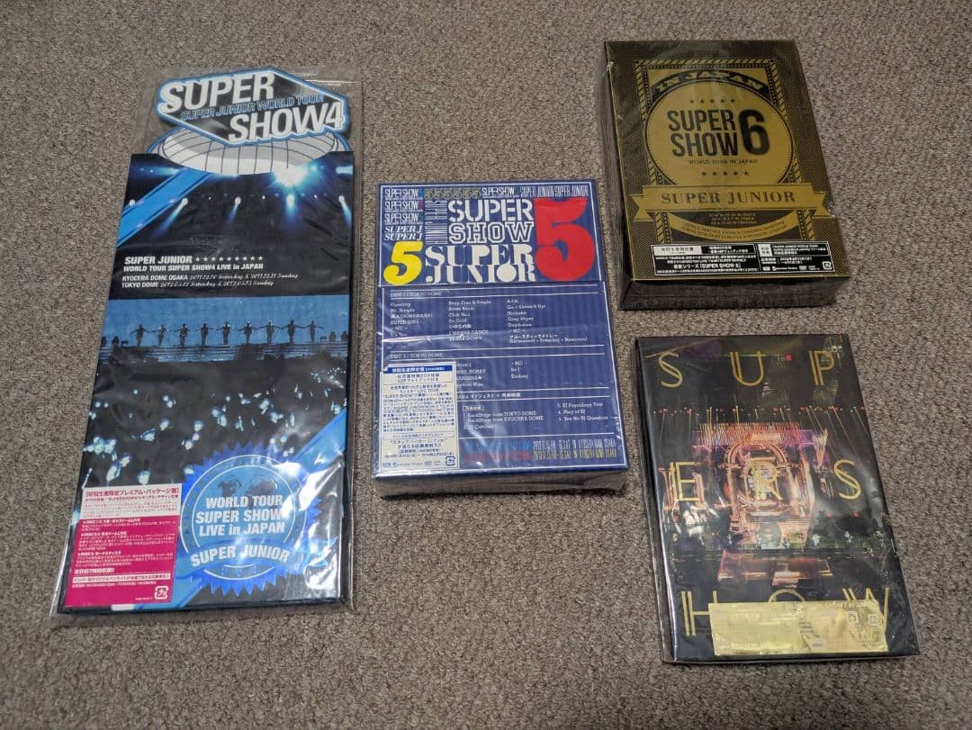 SUPER JUNIOR　スパショ DVD まとめ売り Super Junior - Super Show 3 The 3rd Asia Tour - 2 DVD Box Set with