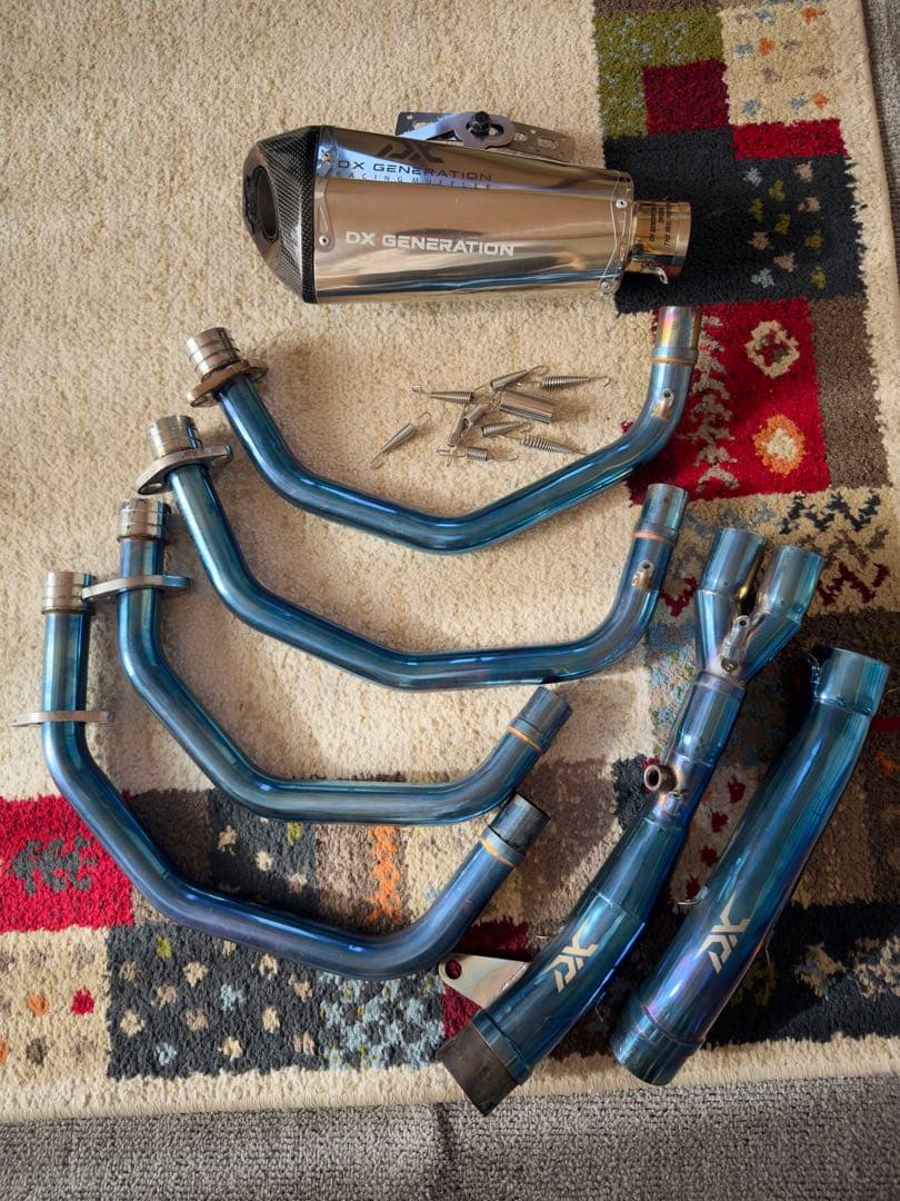 KAWASAKI ZX25r DX GENERATION マフラーとパイプ一式 zx25R⁄ZX25RR マフラー DX GENERATION DX KAWASAKI ZX25r DX