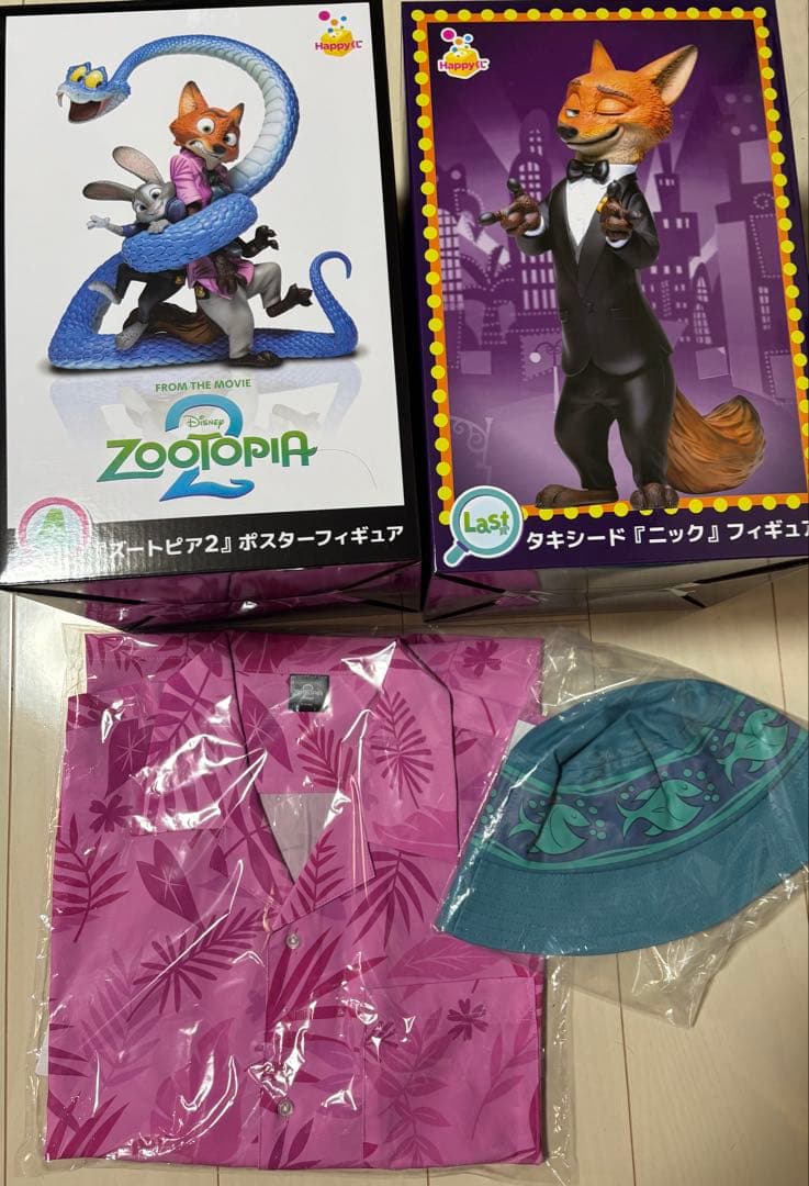 happyくじ　ズートピア2 A賞、ラストワン賞、4点セット ズートピア2 Happyくじ A賞 ラストワン賞｜Yahoo!フリマ（旧PayPayフリマ）