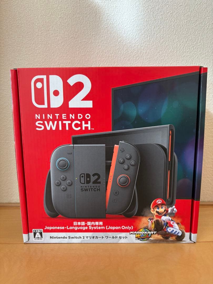 保証レシート付きNintendo Switch 2日本語専用 マリオカートセット 楽天ブックス: 【セット商品】Nintendo Switch 2（日本語・国内専用