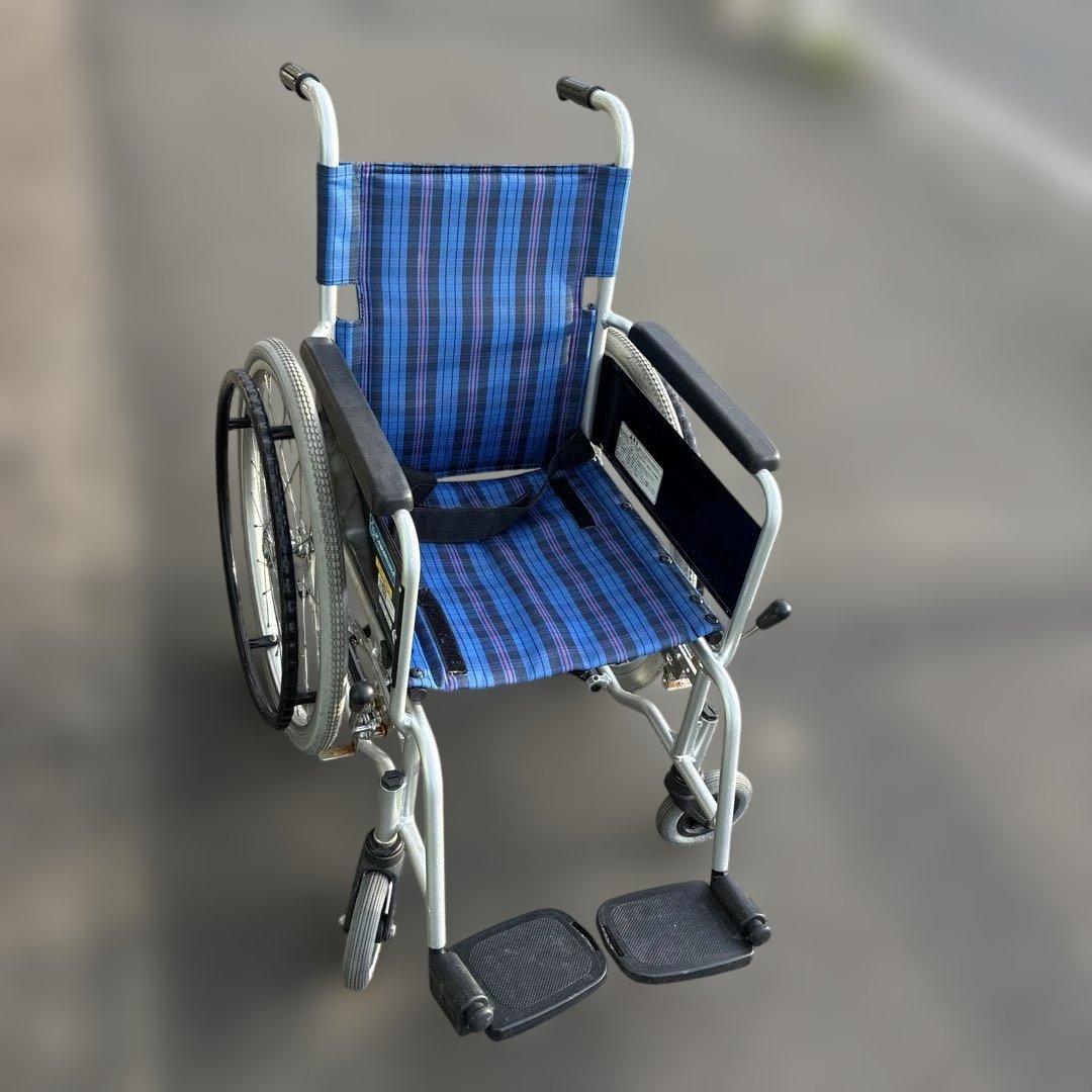 【中古】稲沢市引取歓迎　カワムラ　アルミ標準型　自走用車いす　KA102-40 KA102-40 KA102-42 カワムラサイクル アルミフレーム自走用車椅子