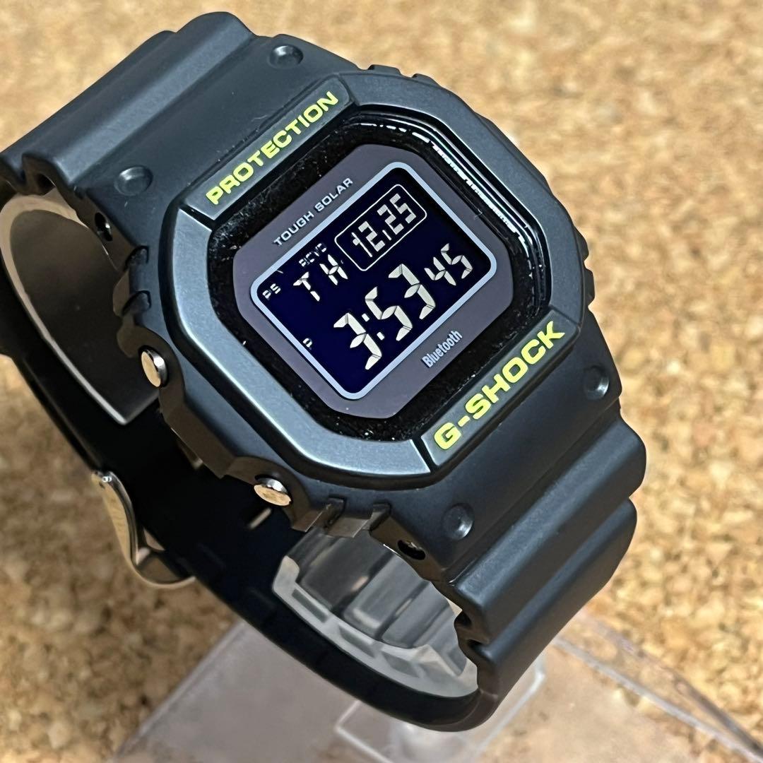 美品カシオGーSHOCK/GWーB5600 電波ソーラー／ブラック ORIGIN(G-SHOCK) gショック ジーショック G-SHOCK 電波ソーラー GW