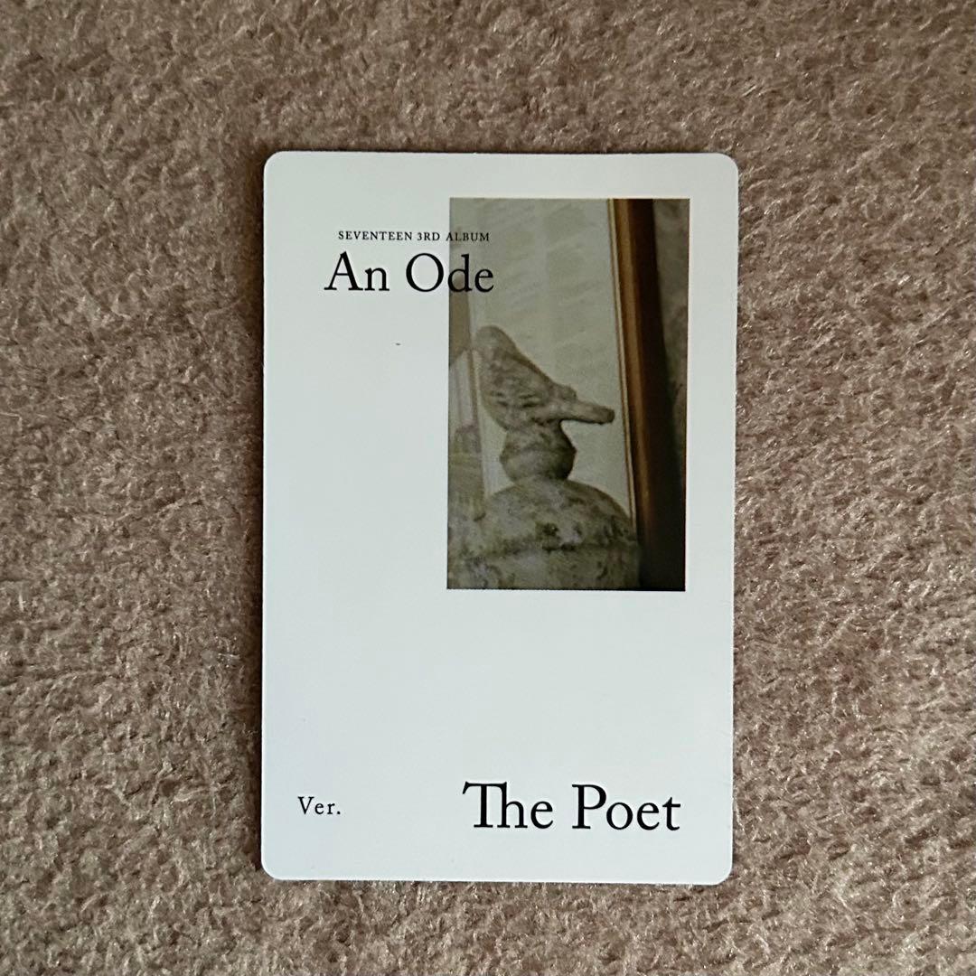 SEVENTEEN ジョンハン トレカAn Ode The Poet バージョン - メルカリ