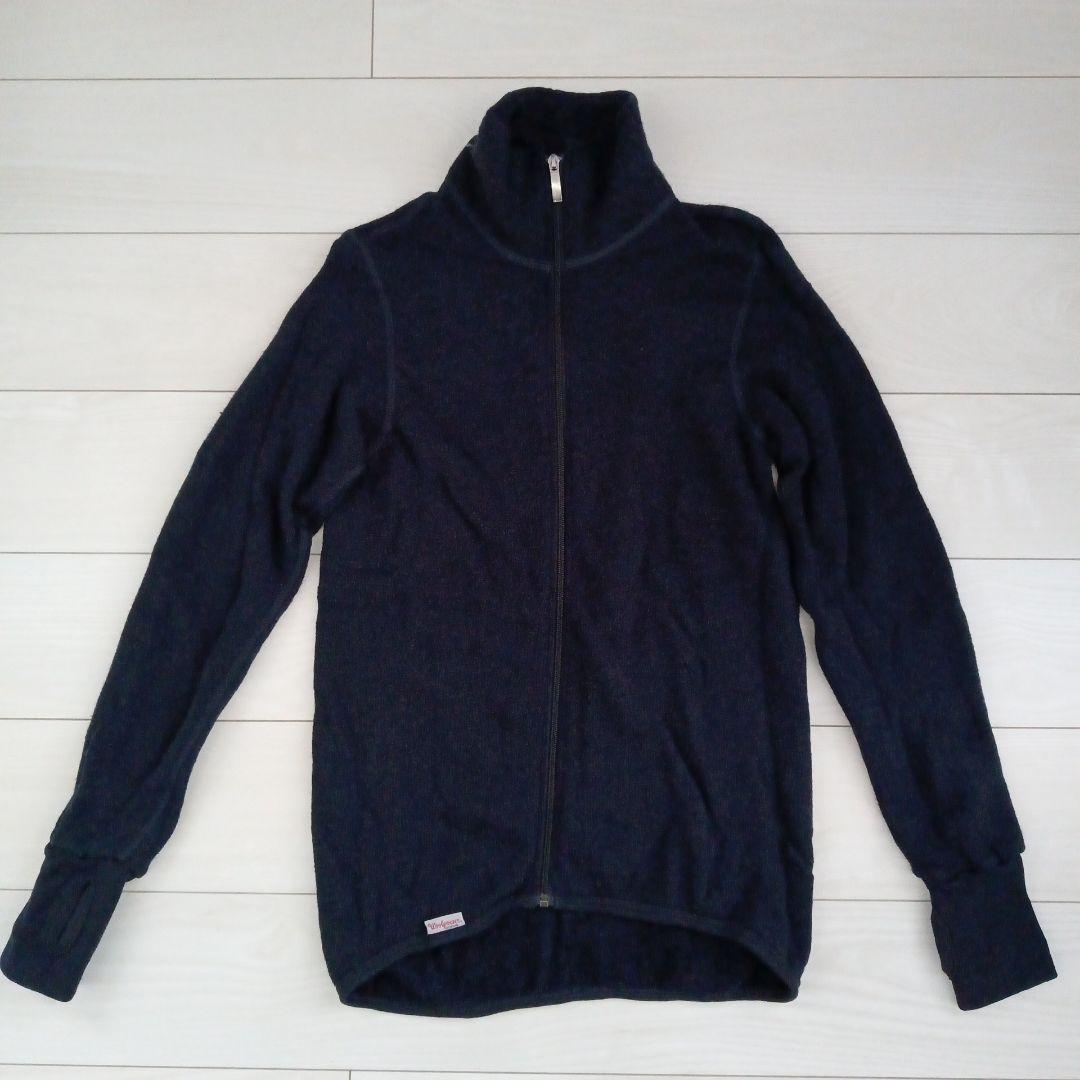 ウールパワー フルジップ ジャケット 400 サイズM ネイビー ウールパワー フルジップ ジャケット 400 サイズM ネイビー - メルカリ