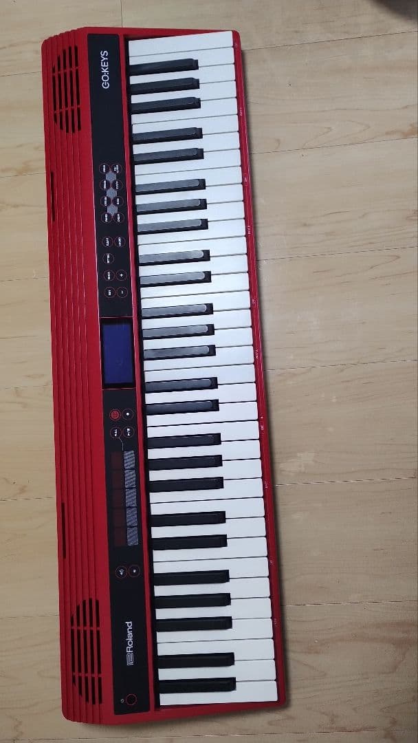 【27年7月迄保証付き】Roland Go:Keys go61k 61鍵 レッド Roland GO KEYS GO-61K 61-Key Music Creation Keyboard Red | eBay