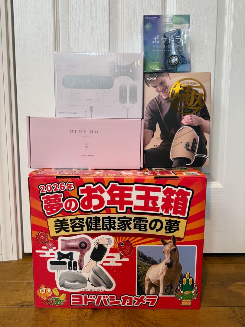 2026ヨドバシ　美容健康家電　福袋 ヨドバシカメラ2026年 美容・健康・調理・キッチン家電『お年玉（福袋