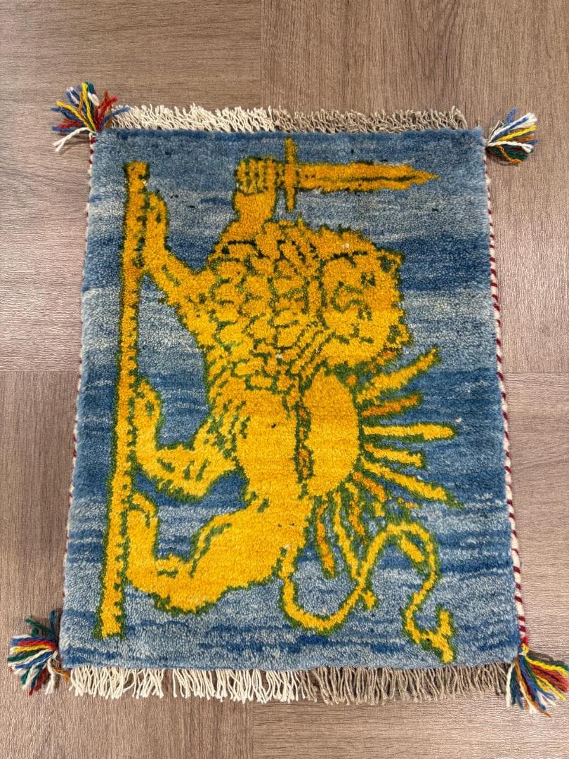 ギャッベ 44x56cm ペルシャ絨毯 手織り ギャベ 玄関マットラグ 絨毯 ギャッベ(ギャベ)なら｜魔法のじゅうたん仙台｜通販・メンテナンスは