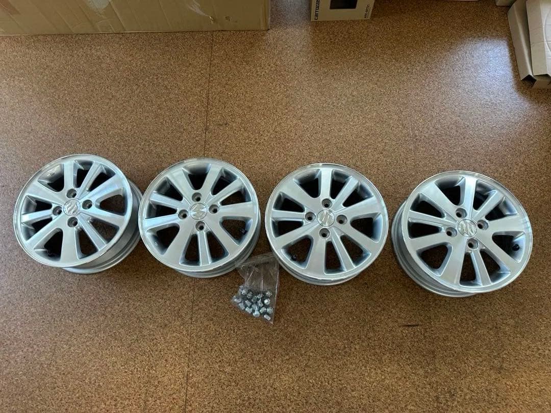 エブリィワゴンDA17w 純正14インチ ホイール 新車外し② エブリイワゴン SUZUKI スズキ DA17 エブリィ 純正 14インチ