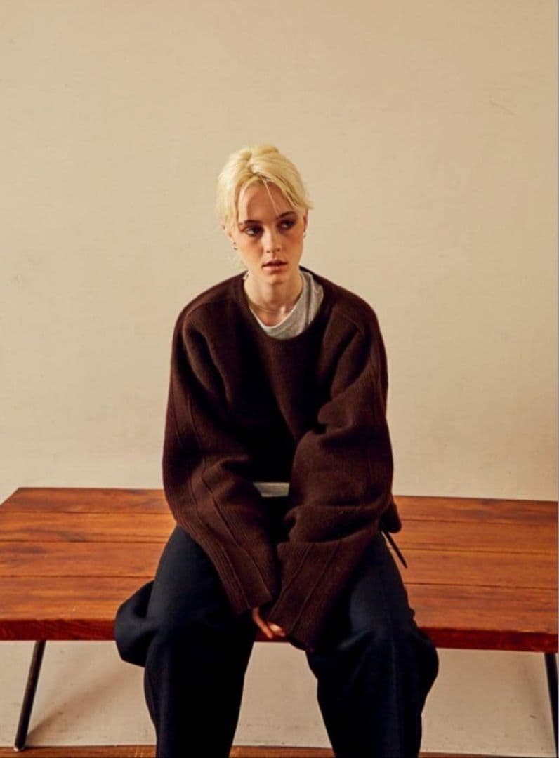 トップス YOKE 19aw 7G ALPACA WOOL RIB STITCH KNIT YOKE(ヨーク) 19AW 7G ALPACA WOOL CARDIGAN RIB STITCH KNIT アルパカ