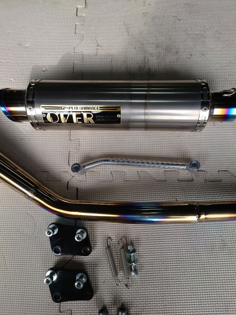 ハンターカブ JA55 オーヴァーレーシング チタンダウンマフラー OVER ハンターカブ JA55 オーヴァーレーシング チタンダウンマフラー OVER