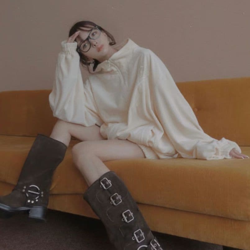 2023AW 完売品 FICTION TOKYOベロアトラックジャケット ベロアトラックジャケット / Velours Track Jacket | FICTION T