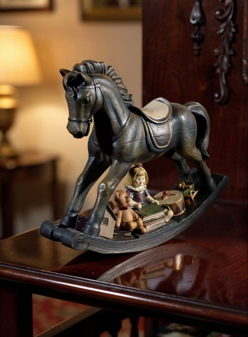 ロッキングホース ダークブラウン新品未使用品‼︎ レジンオブジェ ロッキングホース ダークピンク | Francfranc（フラン