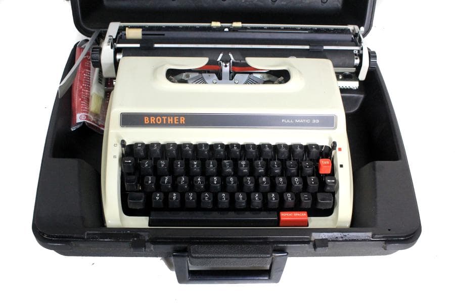 超美品 　カナタイプ　BROTHER FULL MATIC 33 タイプライター brother FULLMATIC 33 未使用品タイプライター｜タイプライター専門店