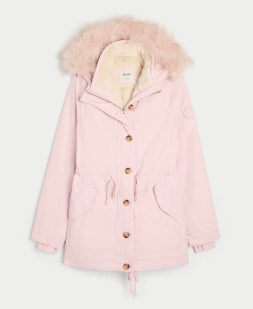 Hollister フェイクファーラインドパーカー 新品未使用 Women's Faux Fur-Lined Parka | Women's Clearance | HollisterCo.com