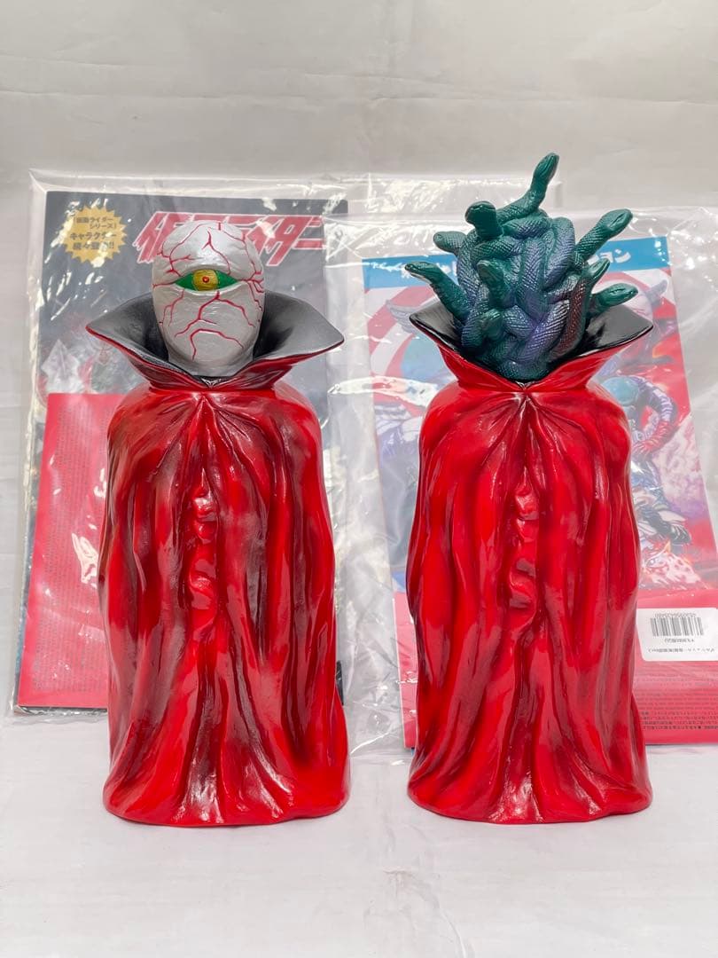 東映レトロソフビコレクション 仮面ライダー ゲルショッカー首領 2点 2016年7月24日の「WF2016夏」にて、［東映レトロソフビコレクション