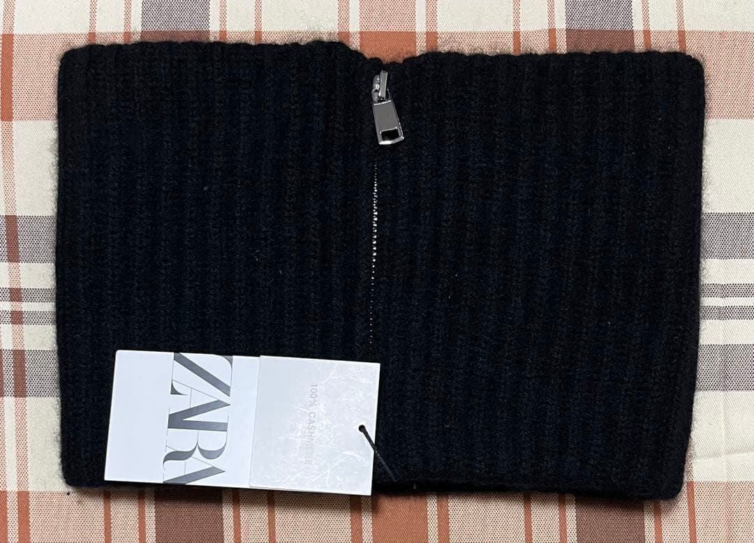 【値下げ中】ZARA　ネックウォーマー　スヌード　カシミア100%　男女兼用 arcadiarca アルカディアルカ カシミヤ100% ネックウォーマー メンズ