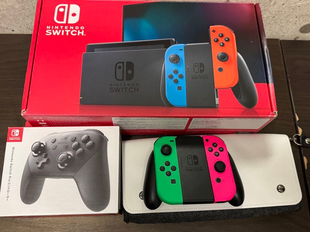 【豪華セット】Switch本体＋プロコン＋Joy-Con追加分！3人即プレイ可能 3,580円→2,980円 Nintendo Switch Pro コントローラー プロコン