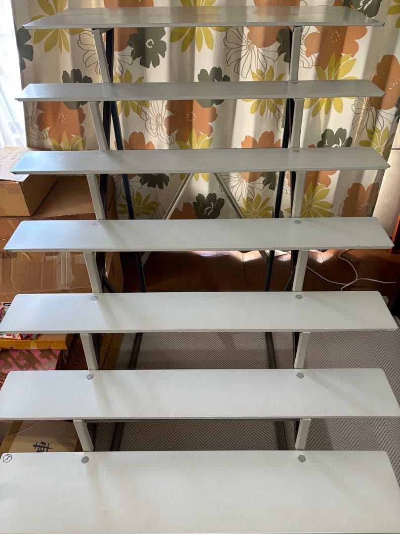 7段飾り スチール製ひな壇 楽天市場】雛人形 七段飾り用 雛段 40号-7 低床タイプ [都] 横幅120cm