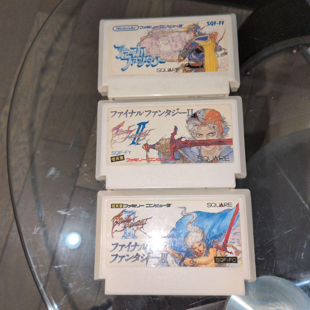 ファミコンソフト カセット ファイナルファンタジー I・II・III まとめ