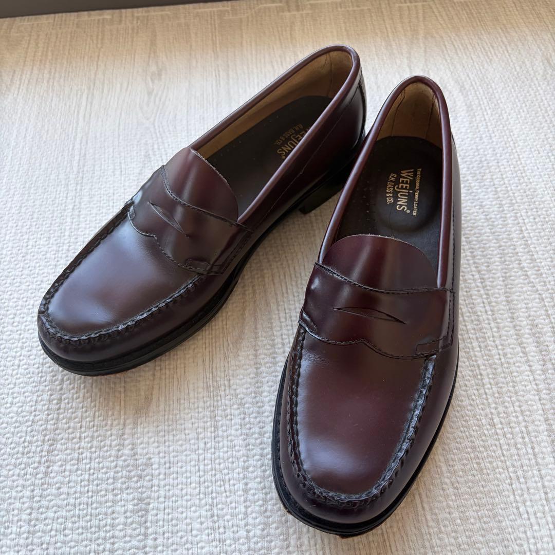 G.HBASS &CO.WEejuns ローファー ダークブラウン 27cm G.H. Bass Larson Penny Loafers | Mid Brown | BA11010H-033