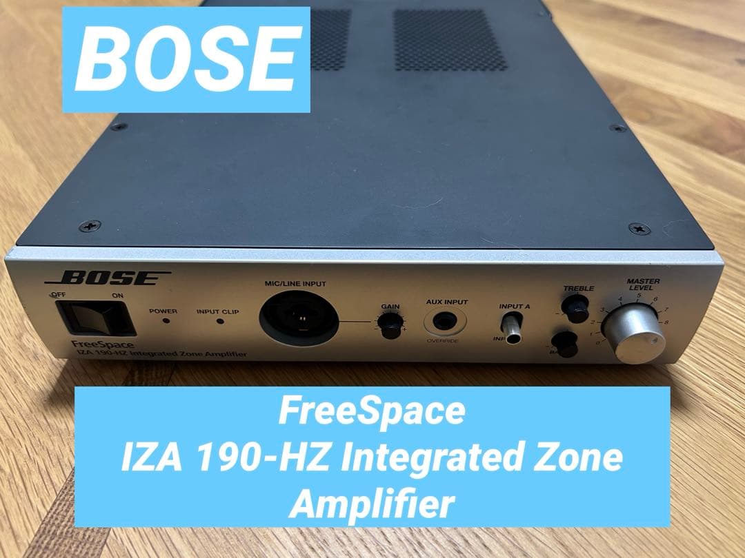Bose FreeSpace IZA 190-HZ アンプ Bose® FreeSpace® IZA 190-HZ 5-input commercial mixer/amplifier