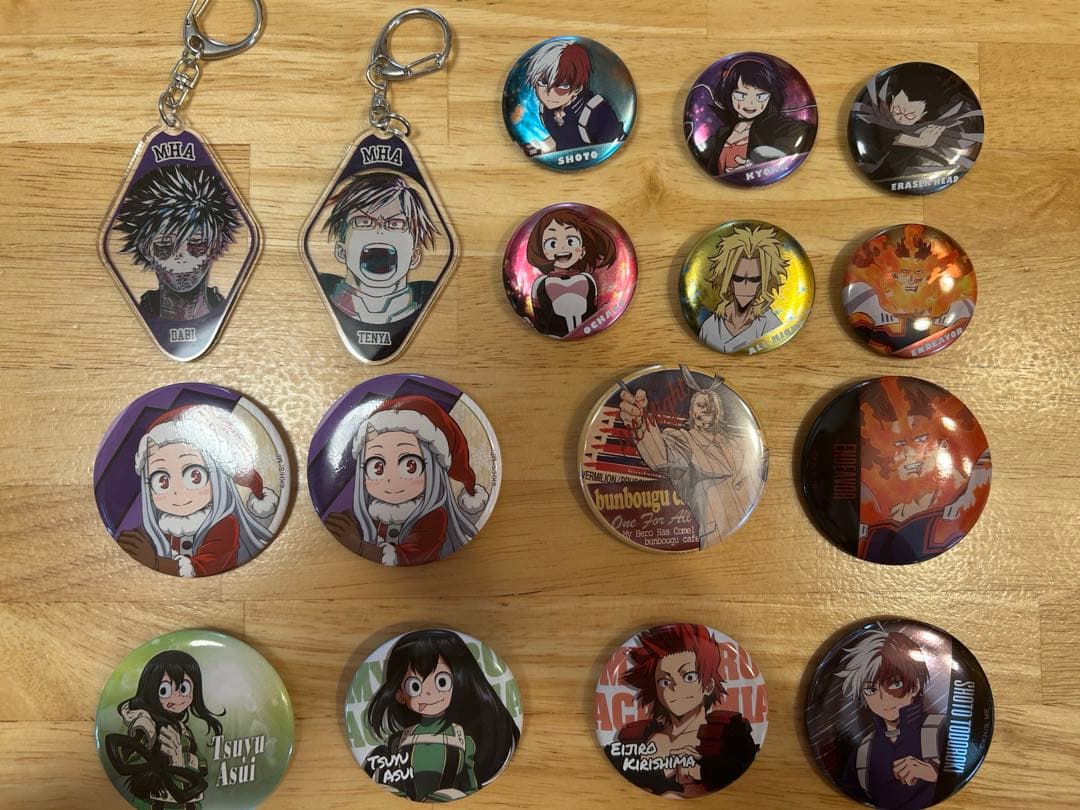 ヒロアカ 缶バッジ キーホルダー セット - メルカリ