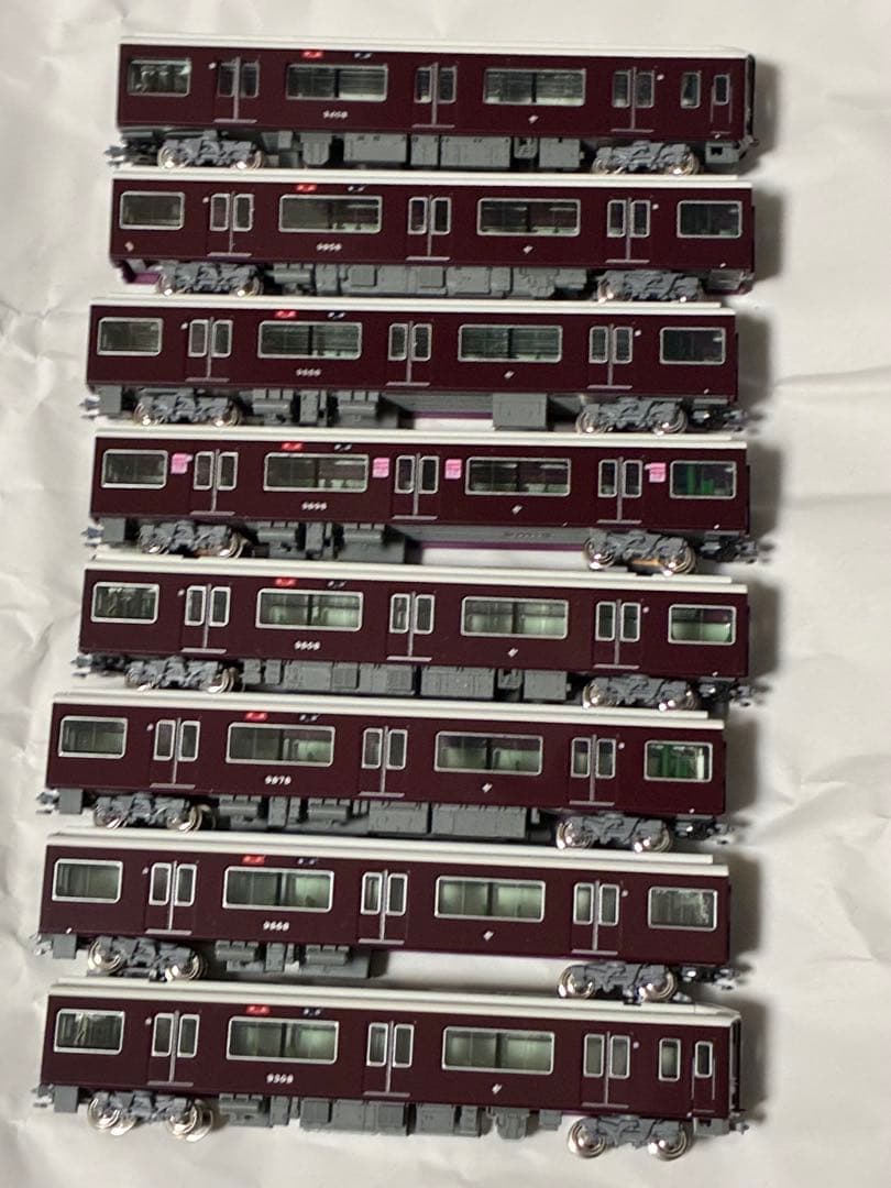 阪急9300系8両　kato ライト点灯動力動作確認済　ジャンク品 KATO】阪急電鉄9300系 京都線 2023年11月発売 | モケイテツ