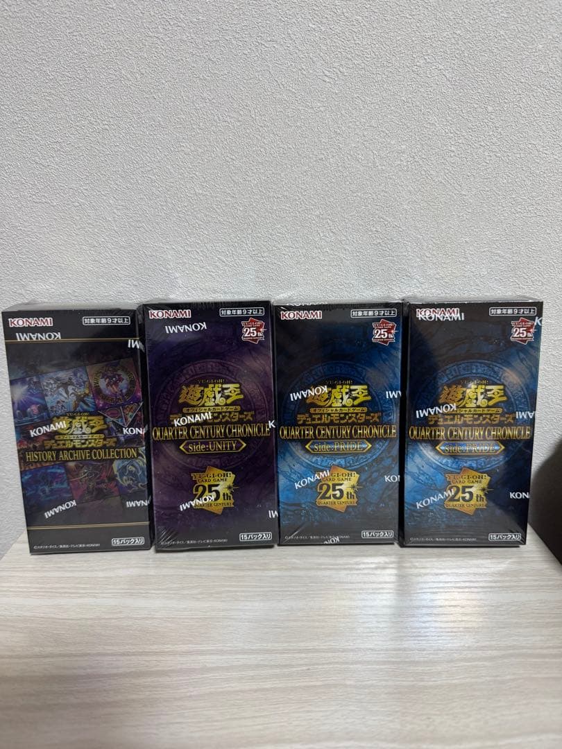 遊戯王　4BOXセット　シュリンク付き シュリンク付き未開封 遊戯王OCGデュエルモンスターズ WORLD PREMIERE