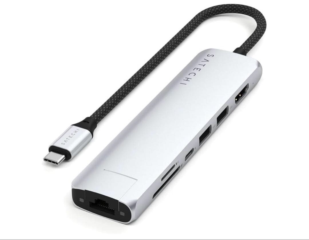 511461 SATECHI 7-in-1 Slim Plus USB-C ハブ Amazon.com: Satechi USB C Hub Adapter, USBC Dongle 7 in 1, USB-C