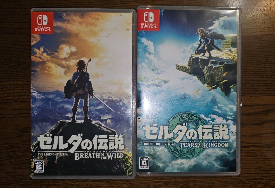 Switch ゼルダの伝説　ブレワイ　ティアキン　２本セット　moomin Switch2】ゼルダの伝説 ティアーズ オブ ザ キングダム Nintendo