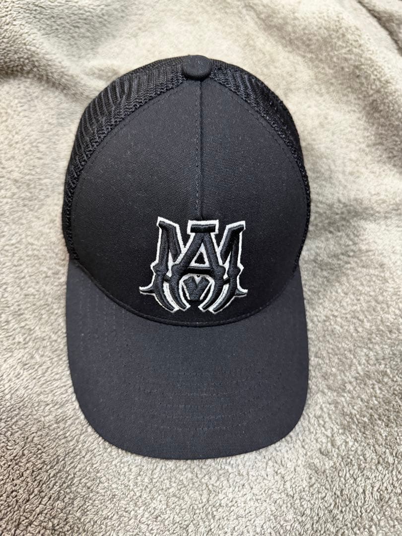 Amiri アミリ ロゴ刺繍 ベースボール キャップ AMIRI（アミリ） ベースボールキャップ MA OUTLINE CANVAS HAT