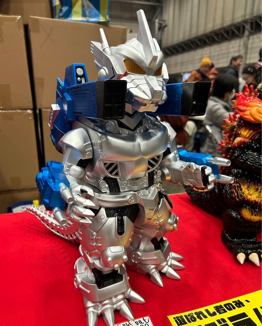 40cm ワンフェス　JINART メカゴジラ　三式　 ゴジラ wf2026w WF2026W JOKU メカゴジラ（1974）塗装済み組立て式PVCキット Image