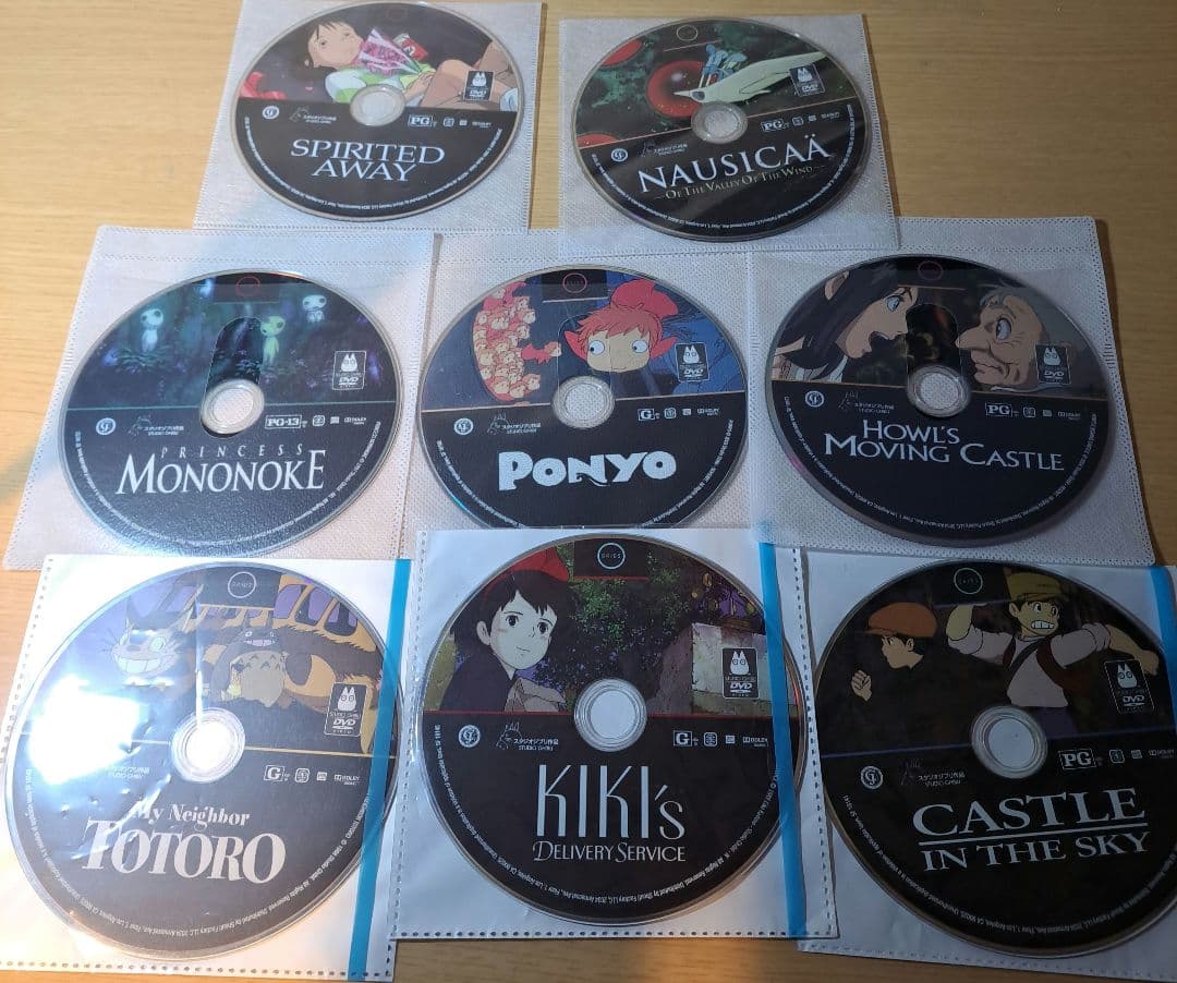 北米板ジブリ　アニメCD8枚セット スタジオジブリ「宮崎駿＆久石譲」サントラBOX / スタジオジブリ「宮崎