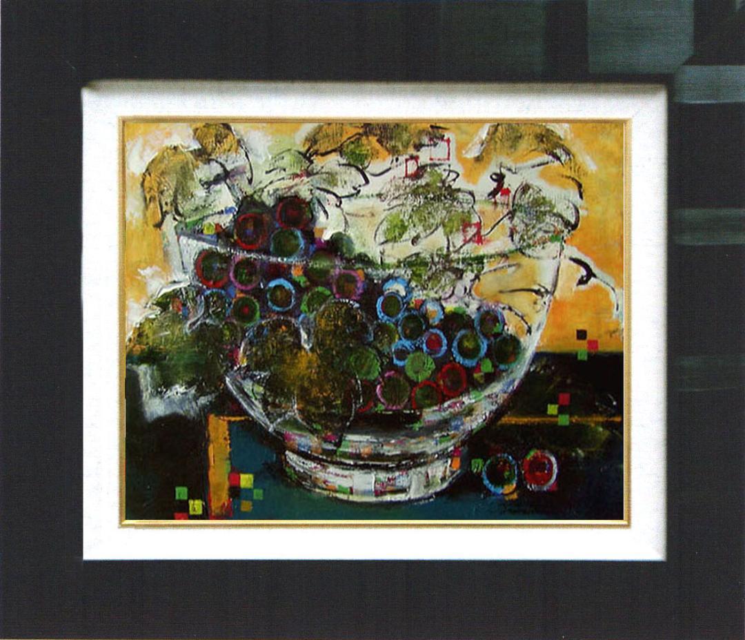 油絵 菅家令子 絵 絵画インテリア額付(黒) uF6-061203 静物 ぶどう 絵画 インテリア 額付(黒) 油絵 uF6-061203 静物 果物 ぶどう - メルカリ